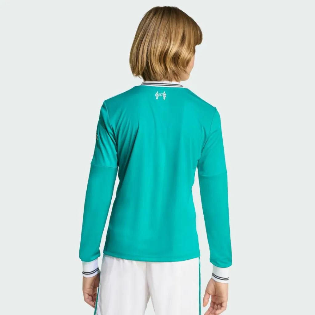 adidas Trikots<· Liverpool FC 25/26 Long Sleeve Kids Sea Green