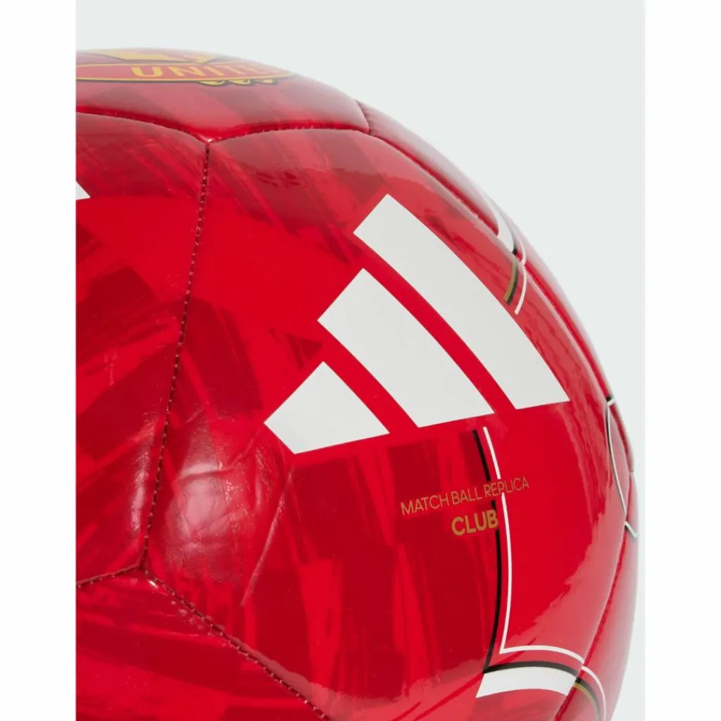 adidas Bälle<· Manchester United Home Club Ball Mufc Red / Active Maroon / Black