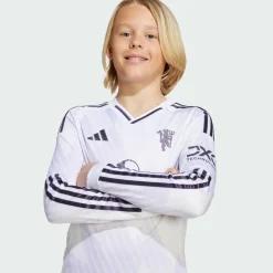 adidas Trikots<· Manchester United25/26 Long Sleeve White