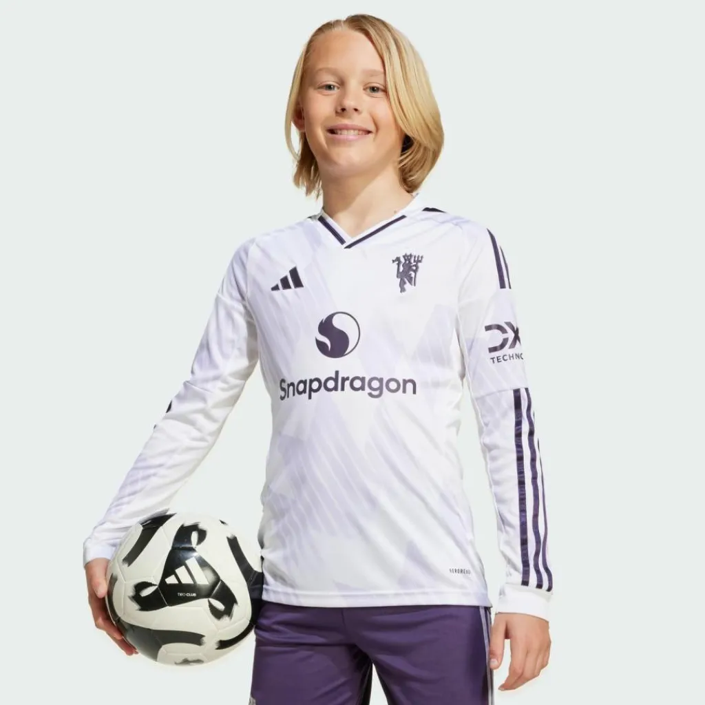adidas Trikots<· Manchester United25/26 Long Sleeve White