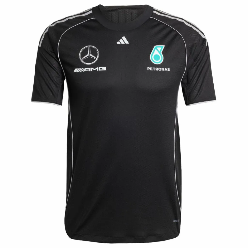 adidas Tops & Tanks<· MERCEDES - AMG PETRONAS FORMULA ONE Black / Reflective Silver