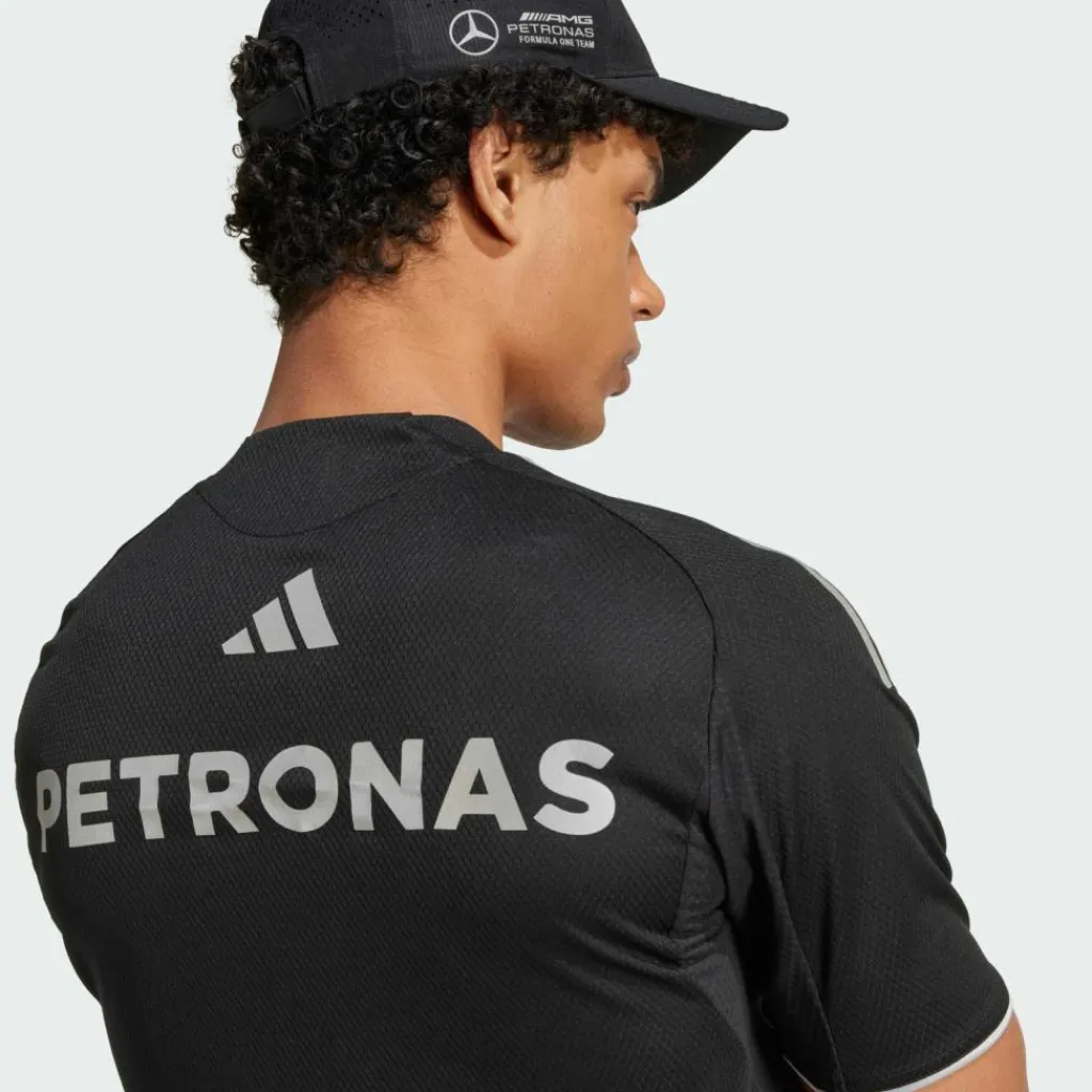 adidas Tops & Tanks<· MERCEDES - AMG PETRONAS FORMULA ONE Black / Reflective Silver
