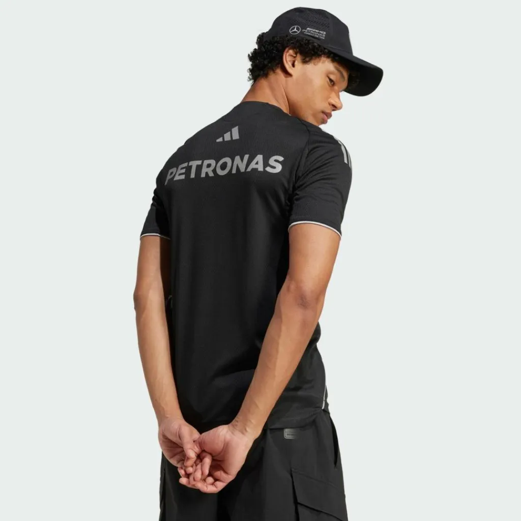 adidas Tops & Tanks<· MERCEDES - AMG PETRONAS FORMULA ONE Black / Reflective Silver