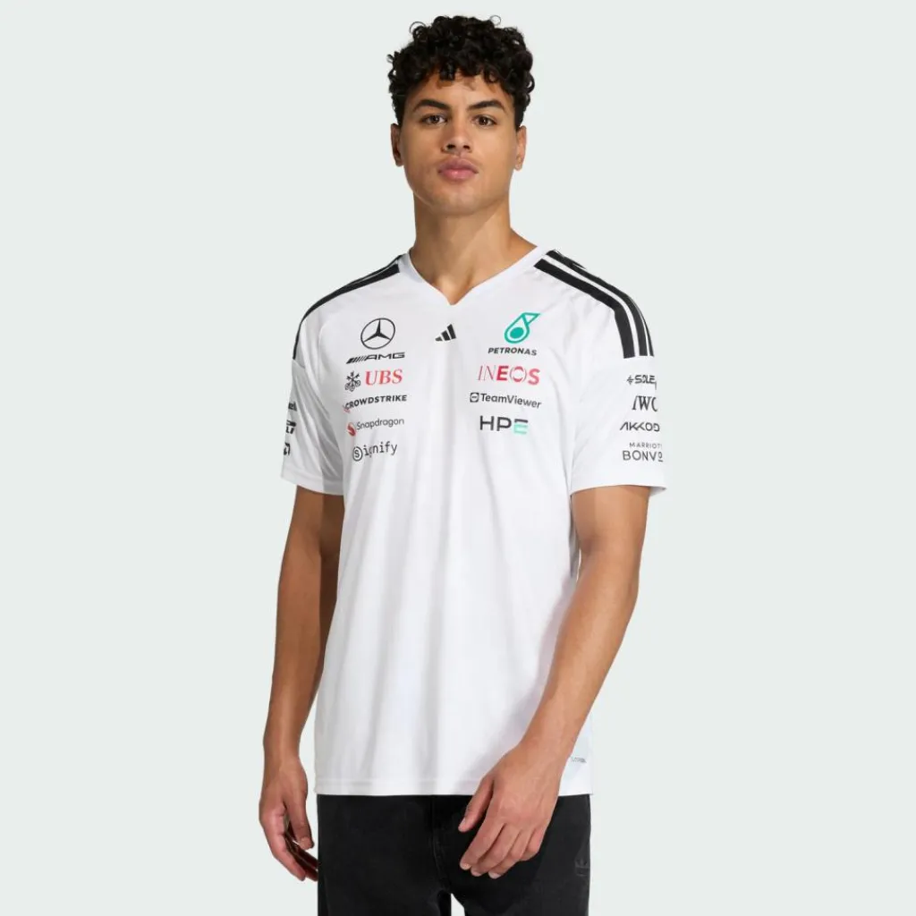 adidas Tops & Tanks<· MERCEDES - AMG PETRONAS FORMULA 1 TEAM White