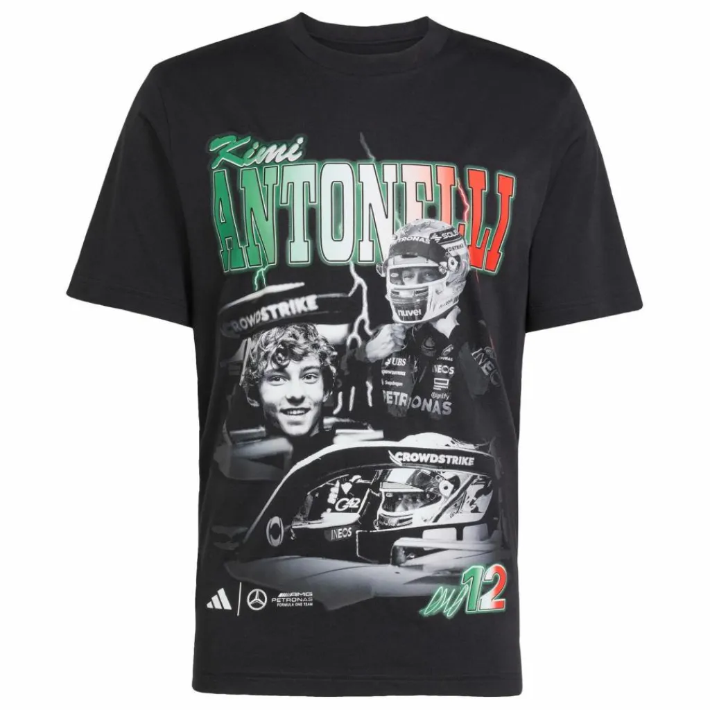 adidas Tops & Tanks<· Mercedes - AMG Petronas Formula One Black