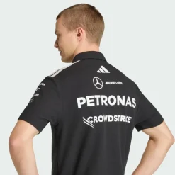 adidas Tops & Tanks<· MERCEDES - AMG PETRONAS FORMULA 1 TEAM Black