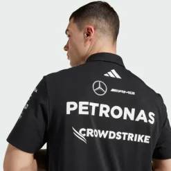 adidas Tops & Tanks<· MERCEDES - AMG PETRONAS FORMULA ONE Black / White