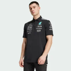 adidas Tops & Tanks<· MERCEDES - AMG PETRONAS FORMULA ONE Black / White