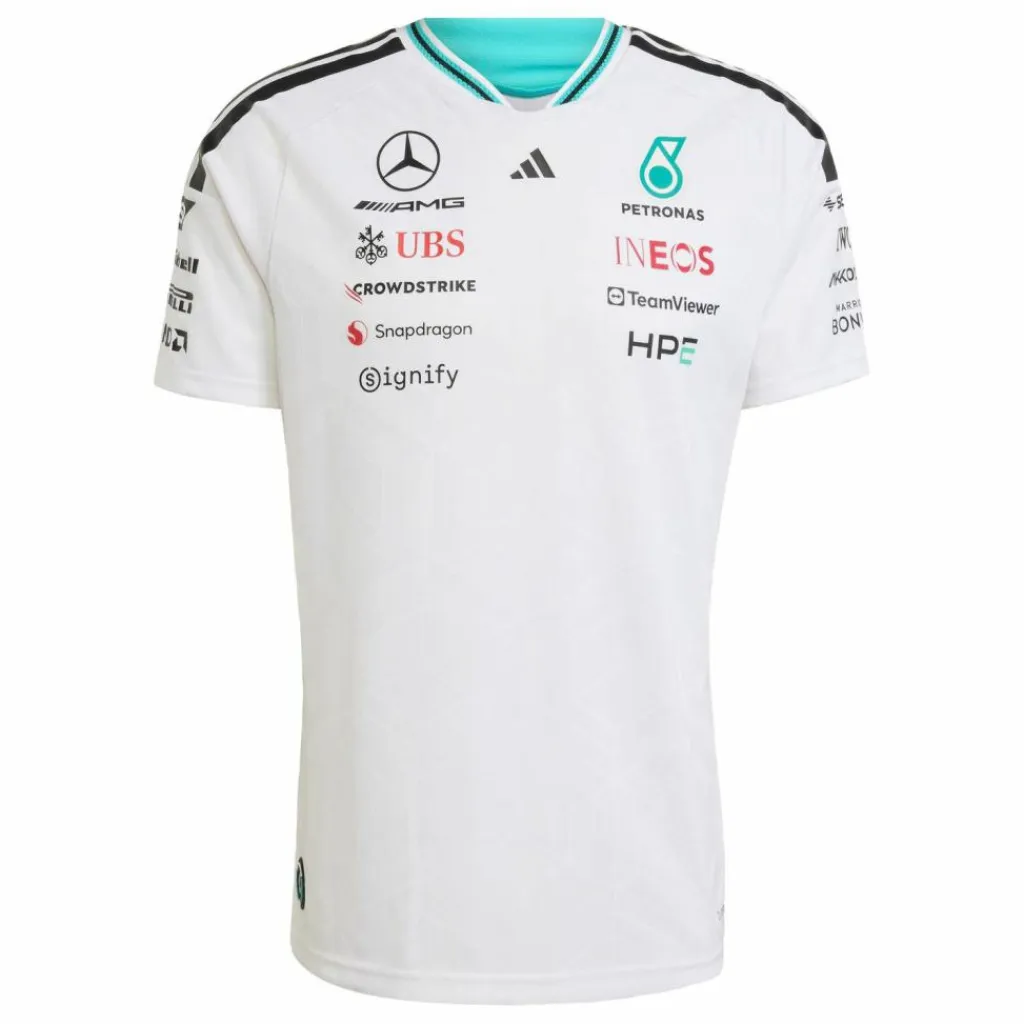 adidas Tops & Tanks<· MERCEDES - AMG PETRONAS FORMULA 1 TEAM White