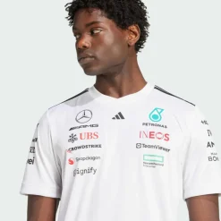 adidas Tops & Tanks<· Mercedes - AMG Petronas Formula One White / Black