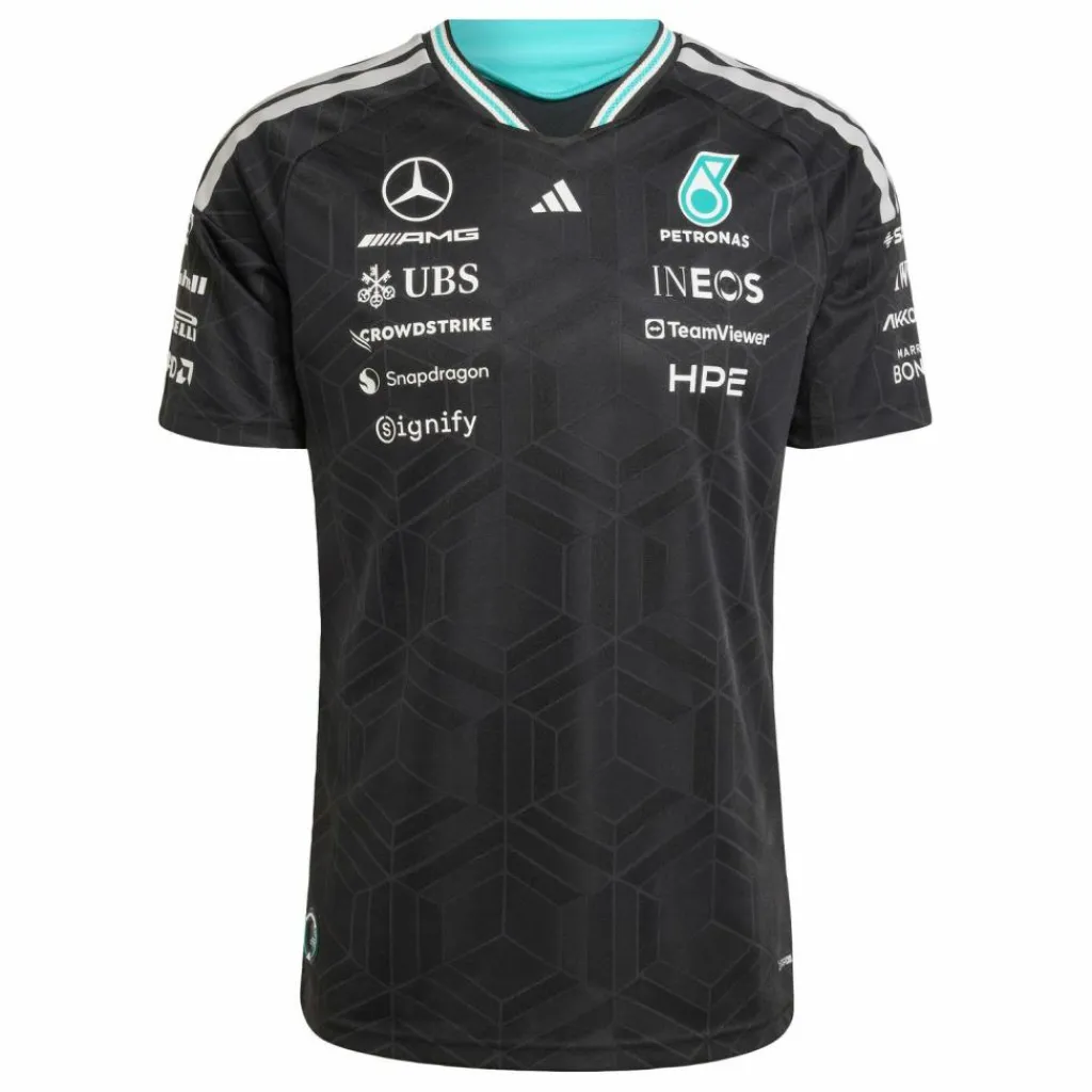 adidas Tops & Tanks<· MERCEDES - AMG PETRONAS FORMULA 1 TEAM Black