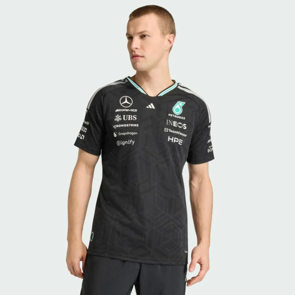 adidas Tops & Tanks<· MERCEDES - AMG PETRONAS FORMULA 1 TEAM Black