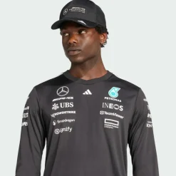adidas Tops & Tanks<· MERCEDES - AMG PETRONAS FORMULA ONE Black / White