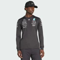 adidas Tops & Tanks<· MERCEDES - AMG PETRONAS FORMULA ONE Black / White