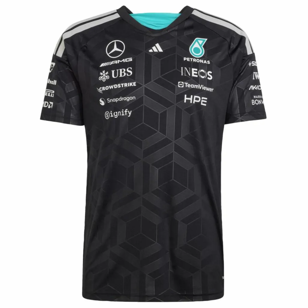 adidas Tops & Tanks<· MERCEDES - AMG PETRONAS FORMULA 1 TEAM Black