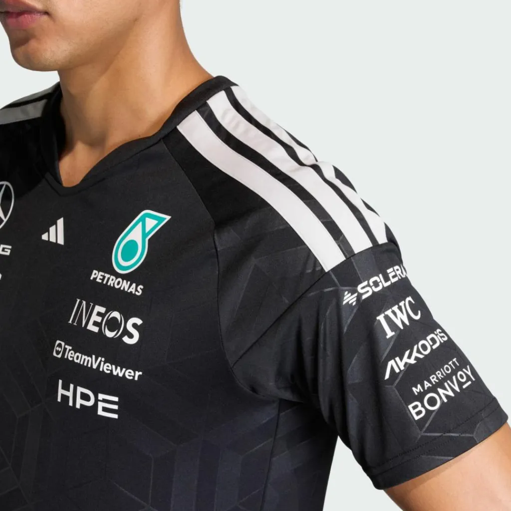 adidas Tops & Tanks<· MERCEDES - AMG PETRONAS FORMULA 1 TEAM Black