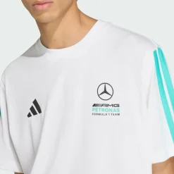 adidas Tops & Tanks<· MERCEDES-AMG PETRONAS FORMULA 1 TEAM White / Semi Mint Rush