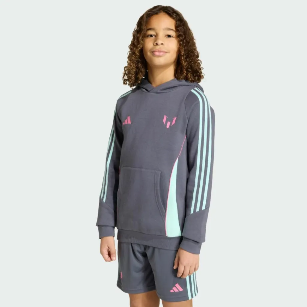 adidas Pullover & Sweats<· Messi Kids Hoodie Aurora Onix