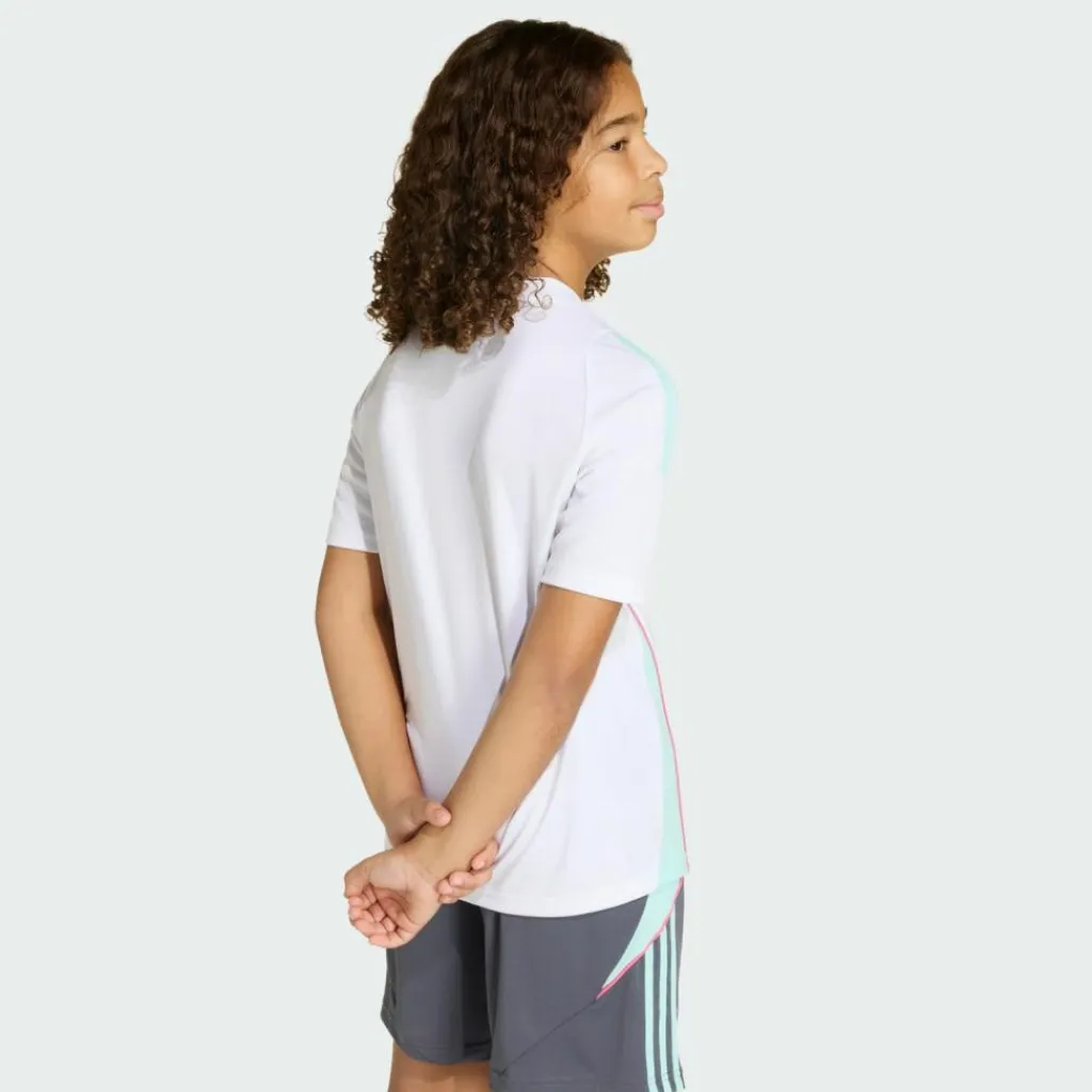 adidas Trikots<· Messi Kids Trainingstrikot White / Semi Flash Aqua