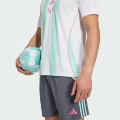 adidas Trikots<· Messi Trainingstrikot White / Semi Flash Aqua