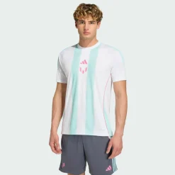 adidas Trikots<· Messi Trainingstrikot White / Semi Flash Aqua