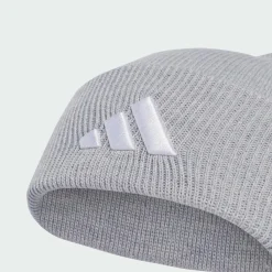 adidas Skateboarding<· New Logo Beanie Cuff Light Grey Heather / White