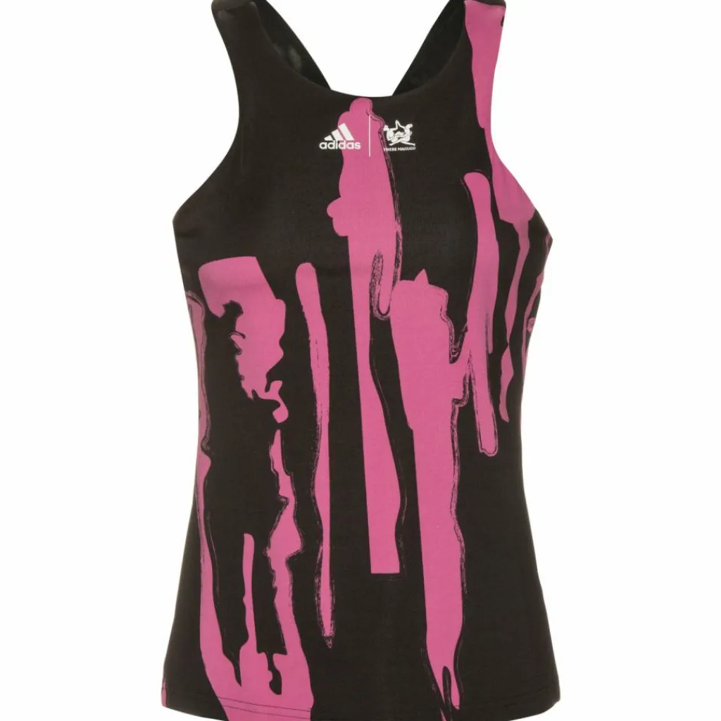 adidas Tennis|Tops & Tanks<· NewYork Thebe Magugu black-semi pulse lilac