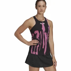 adidas Tennis|Tops & Tanks<· NewYork Thebe Magugu black-semi pulse lilac
