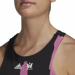 adidas Tennis|Tops & Tanks<· NewYork Thebe Magugu black-semi pulse lilac