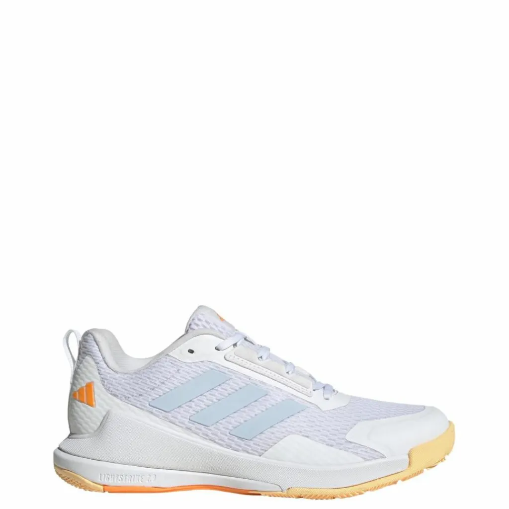 adidas Volleyball|Hallenschuhe<· Novaflight 2 Indoor Schuh Cloud White / Crystal Sky / Ice Tangerine