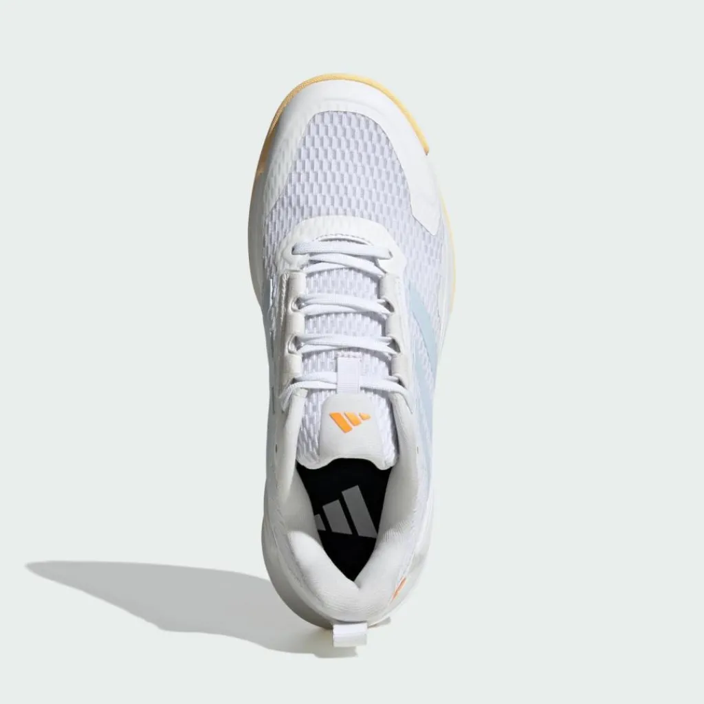 adidas Volleyball|Hallenschuhe<· Novaflight 2 Indoor Schuh Cloud White / Crystal Sky / Ice Tangerine