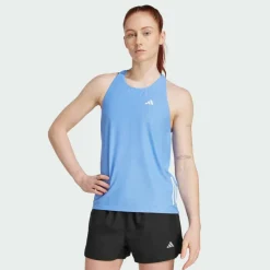 adidas Tops & Tanks<· Own the Run Tanktop Blue Fusion