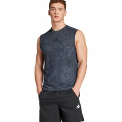 adidas Tops & Tanks<· POWER AOP aurora ink-black