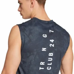 adidas Tops & Tanks<· POWER AOP aurora ink-black