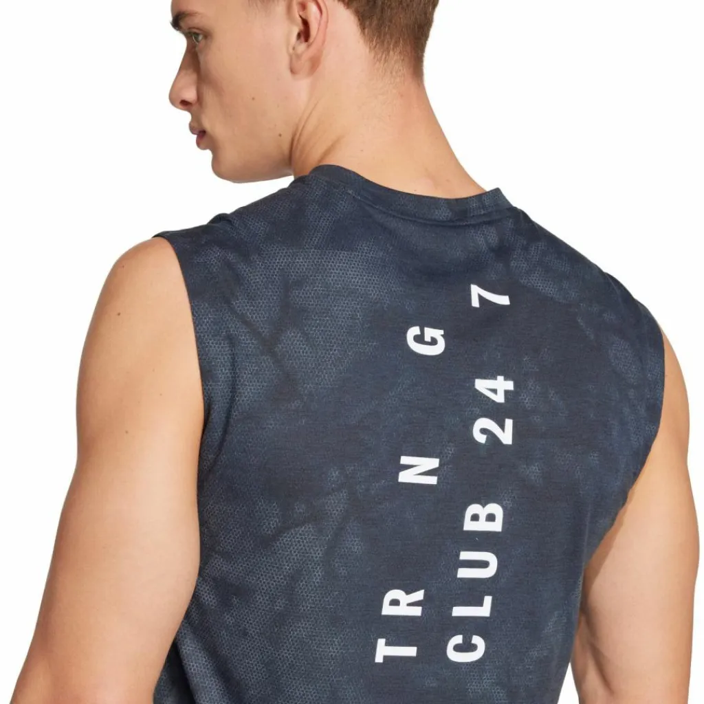 adidas Tops & Tanks<· POWER AOP aurora ink-black