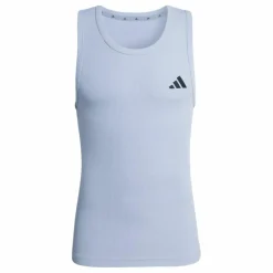 adidas Tops & Tanks<· POWER ESSENTIALS WORKOUT RIB TANKTOP Halo Silver