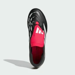 adidas Fußballschuhe|Hallenschuhe<· PREDATOR CLUB Sala Fold-Over Tongue Core Black / Cloud White / Lucid Red