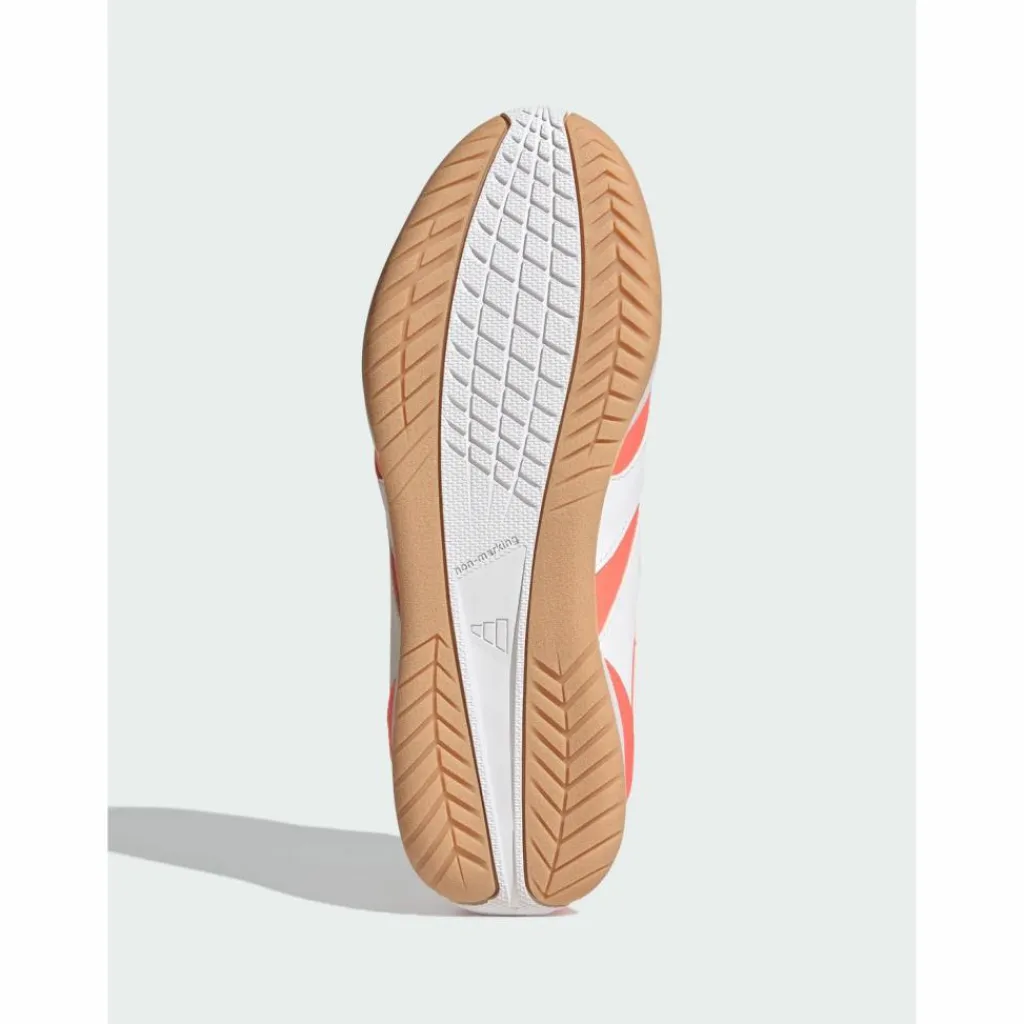 adidas Fußballschuhe<· Predator Club Sala Kids Fußballschuh, Signal Coral / Cloud White / Beam Orange