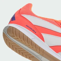 adidas Fußballschuhe<· Predator Club Sala Kids Fußballschuh, Signal Coral / Cloud White / Beam Orange