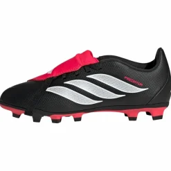 adidas Fußballschuhe<· PREDATOR CLUB Fold-Over Tongue Firm Core Black / Cloud White / Lucid Red