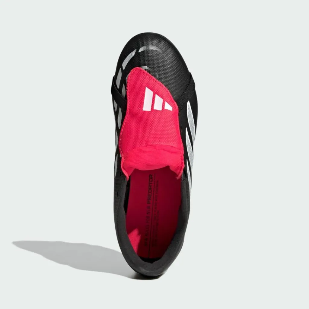 adidas Fußballschuhe<· PREDATOR CLUB Fold-Over Tongue Firm Core Black / Cloud White / Lucid Red