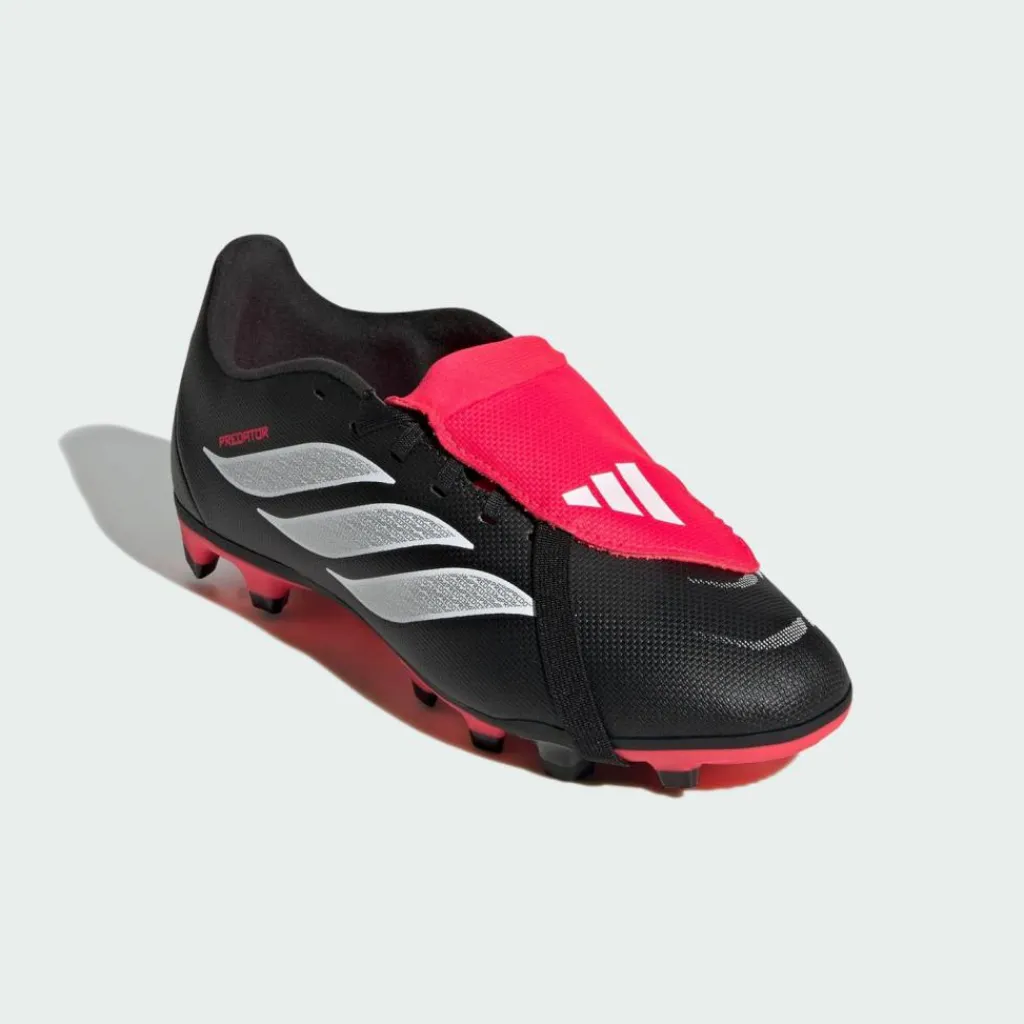 adidas Fußballschuhe<· PREDATOR CLUB Fold-Over Tongue Firm Core Black / Cloud White / Lucid Red