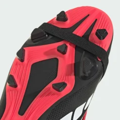 adidas Fußballschuhe<· PREDATOR CLUB Fold-Over Tongue Firm Core Black / Cloud White / Lucid Red