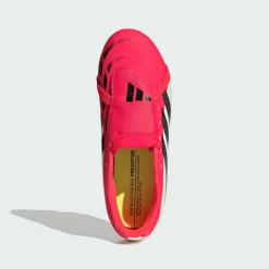 adidas Fußballschuhe<· PREDATOR CLUB Fold-Over Tongue Firm Lucid Red / Core Black / Cloud White
