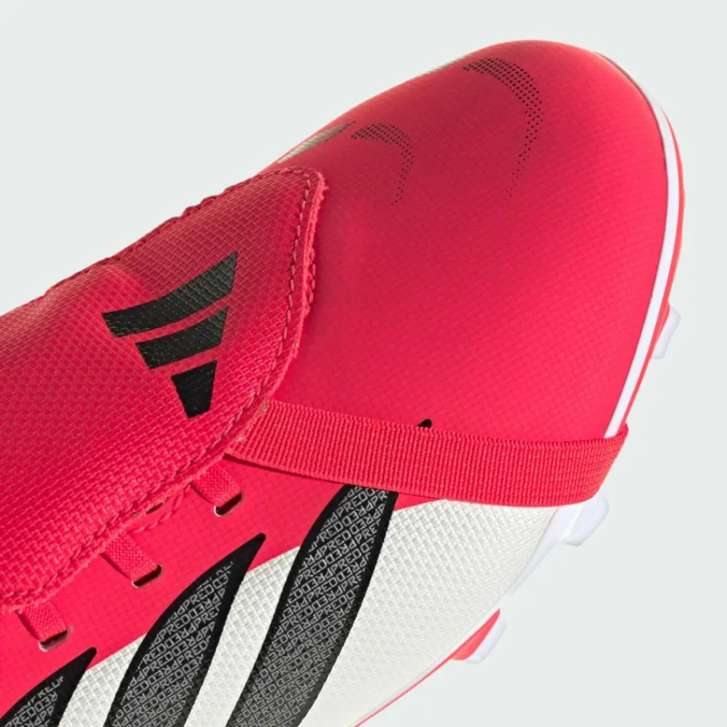 adidas Fußballschuhe<· PREDATOR CLUB Fold-Over Tongue Firm Lucid Red / Core Black / Cloud White