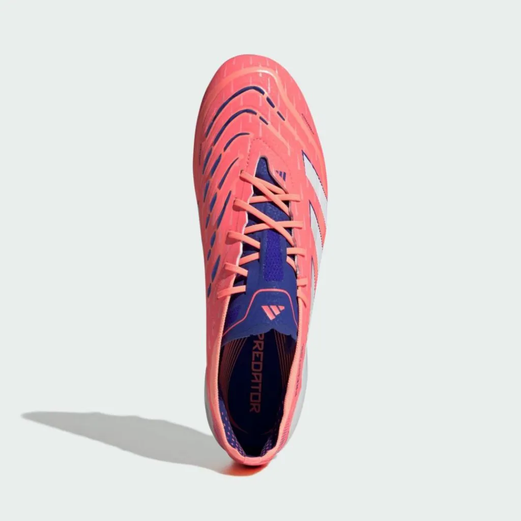 adidas Fußballschuhe<· Predator Elite Fußballschuh, Kunstrasen Signal Coral / Cloud White / Beam Orange