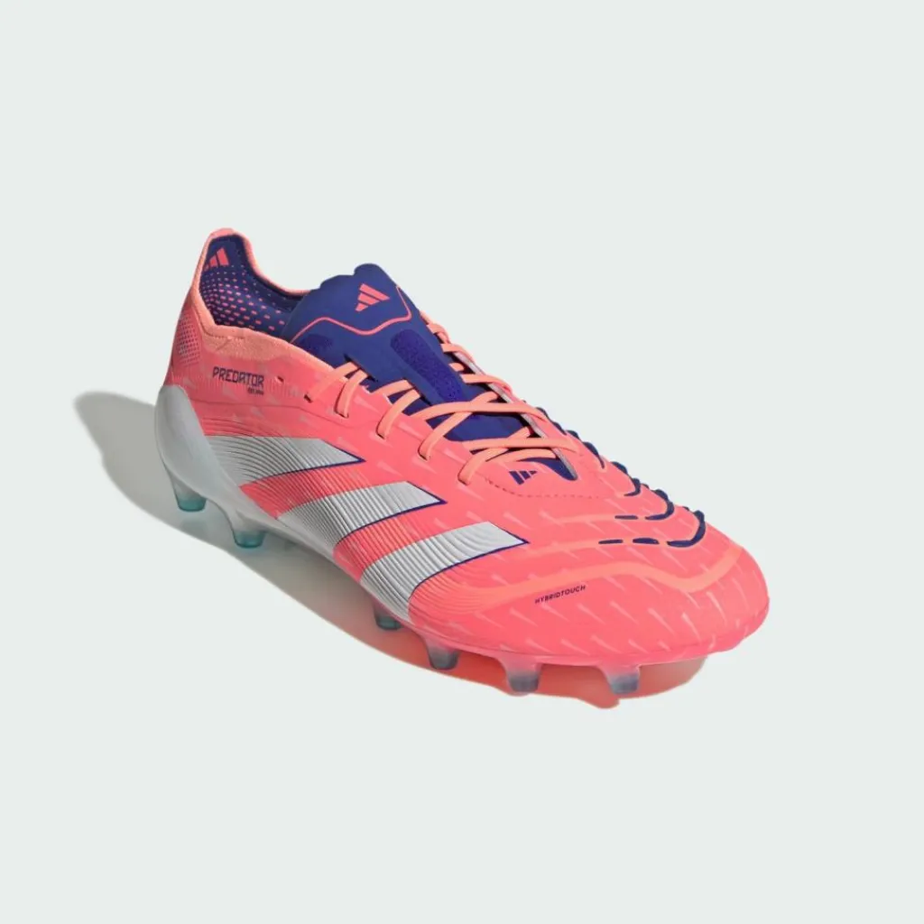 adidas Fußballschuhe<· Predator Elite Fußballschuh, Kunstrasen Signal Coral / Cloud White / Beam Orange
