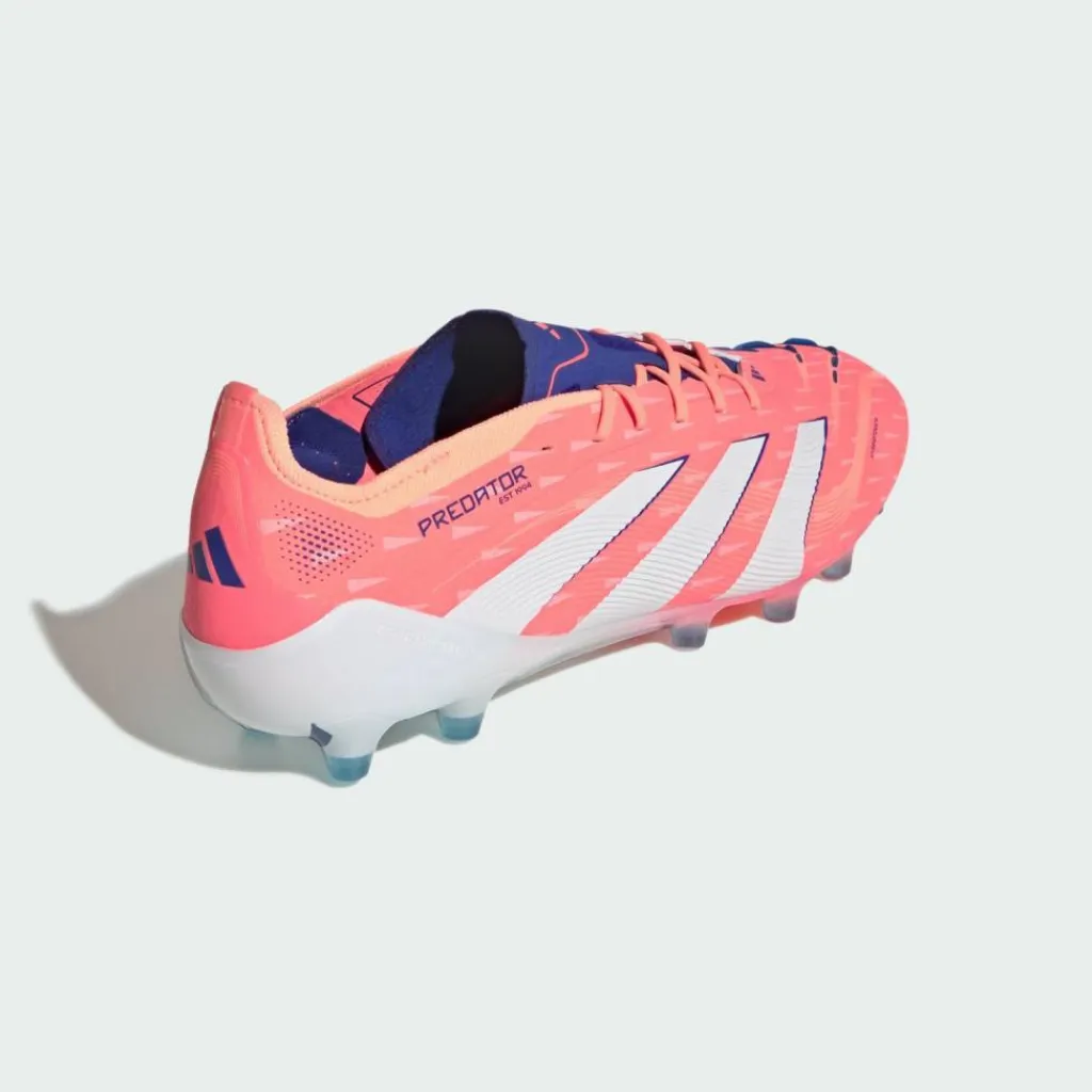 adidas Fußballschuhe<· Predator Elite Fußballschuh, Kunstrasen Signal Coral / Cloud White / Beam Orange