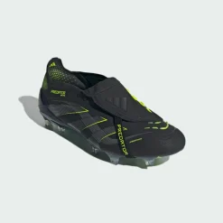 adidas Fußball|Fußballschuhe<· Predator Elite umschlagbare Zunge feste Core Black / Carbon / Lucid Lemon