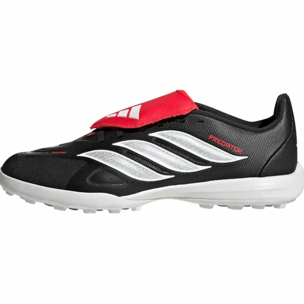 adidas Fußballschuhe<· PREDATOR LEAGUE Fold-Over Tongue Turf Core Black / Cloud White / Lucid Red